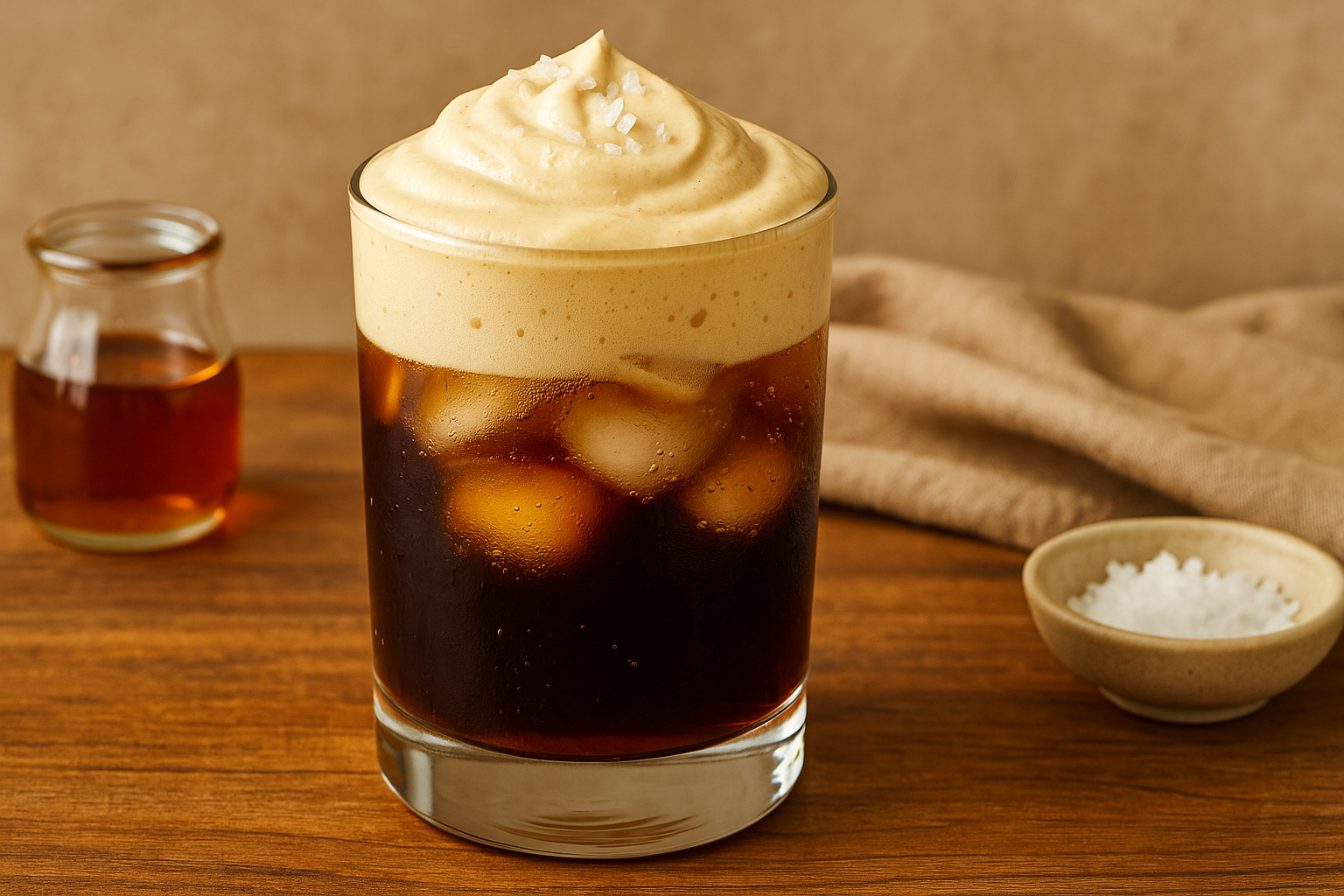 Salted Maple Whipped Dr Pepper